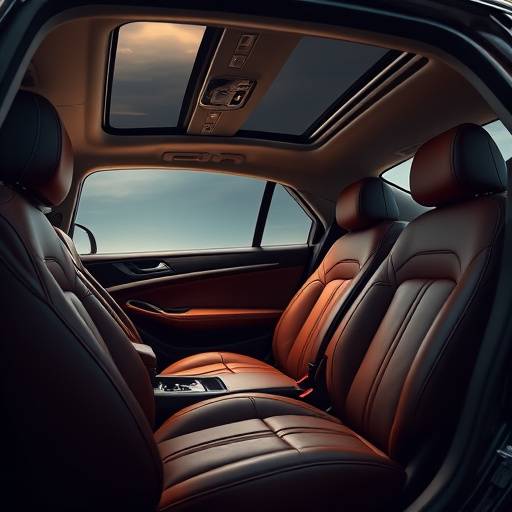 Elegante Sedán de Lujo con Interior de Cuero